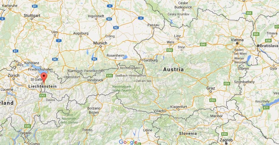 kartta feldkirch itävalta