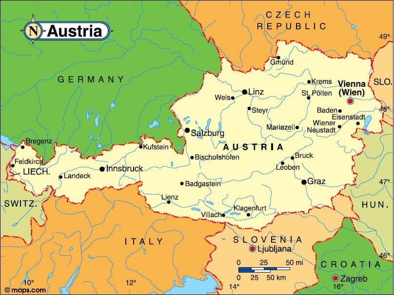 itävalta, innsbruck kartta