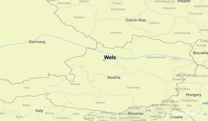 kartta wels itävalta