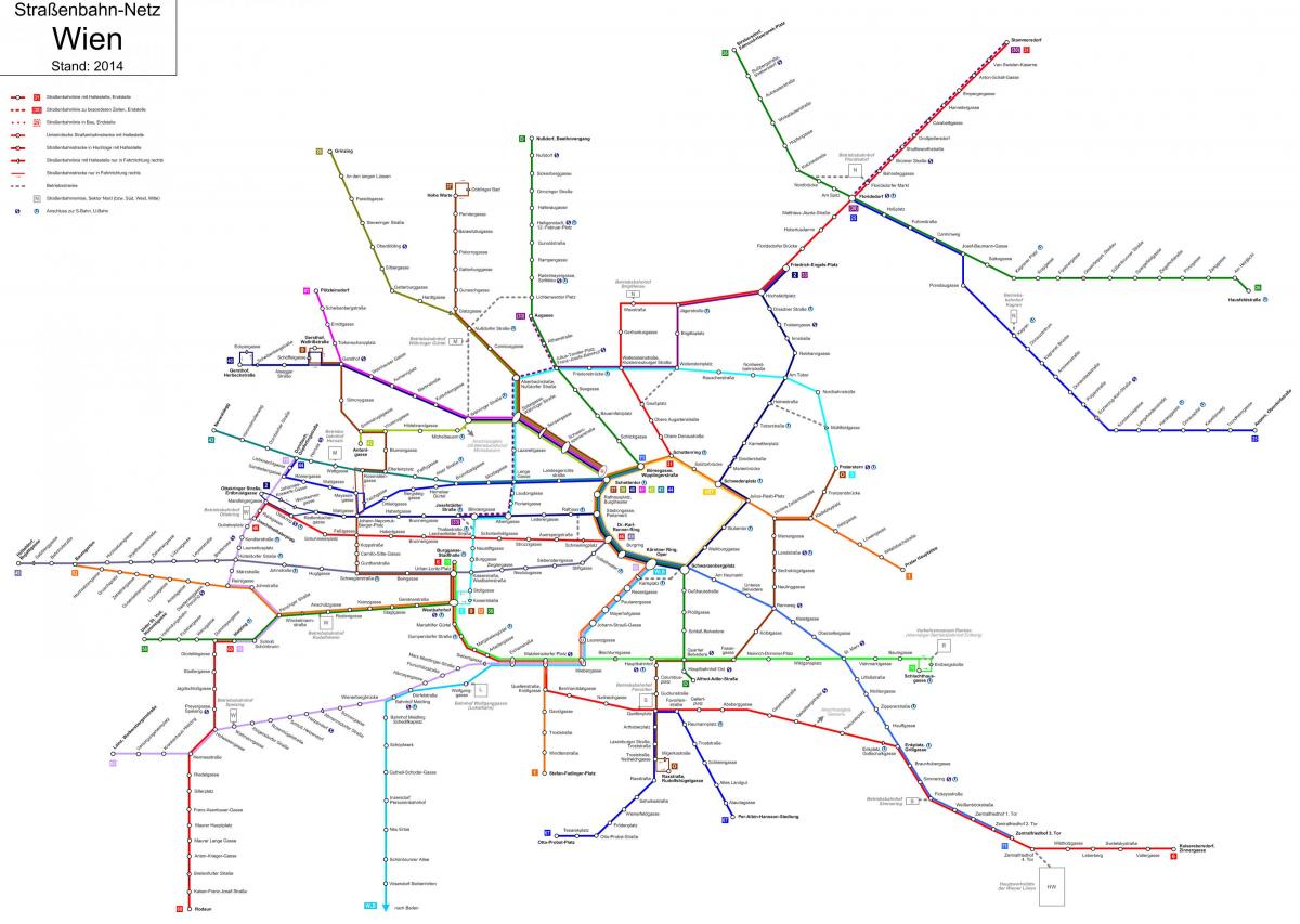 wien itävalta maanalainen kartta