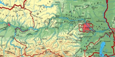 Kartta ala-itävalta