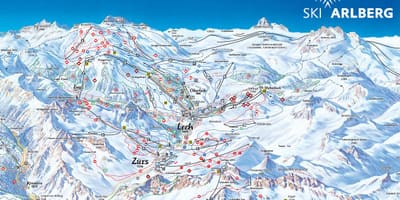 Kartta arlberg itävalta