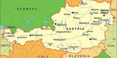 Itävalta, innsbruck kartta