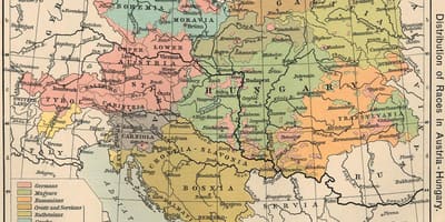 Itävalta-unkarin kartta 1900