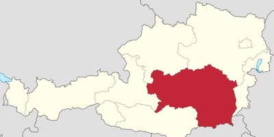 Kartta steiermark itävalta