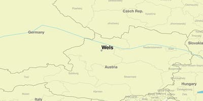 Kartta wels itävalta